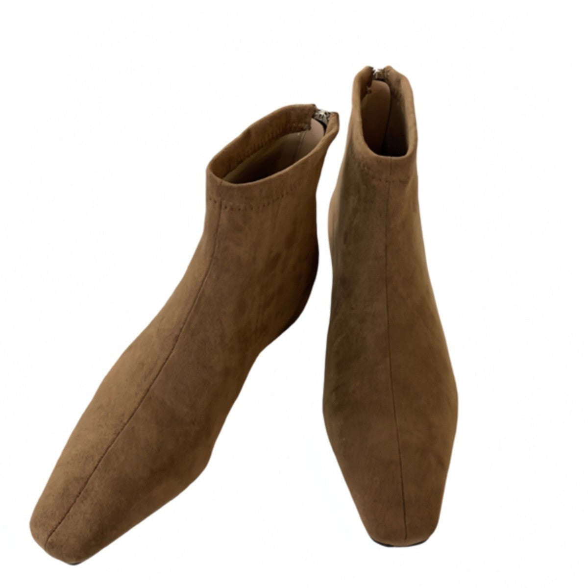 Damen Ankle Boots Wildleder Elegant Spitz