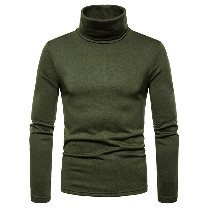 Herren Rollkragenpullover Weiches Strickmaterial Modern