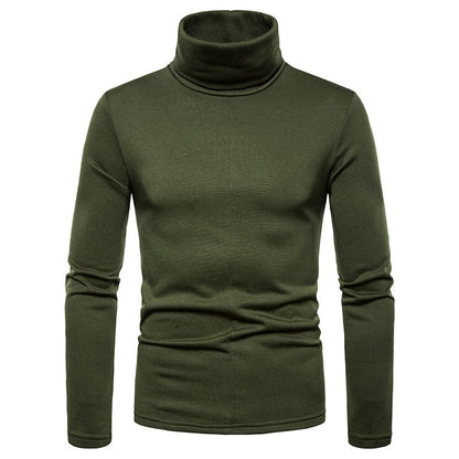 Herren Rollkragenpullover Weiches Strickmaterial Modern