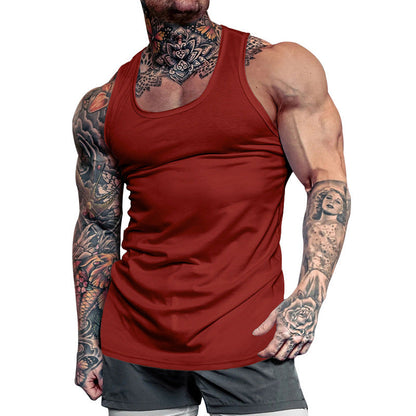 Herren Fitness Tanktop Sportlich Funktionell