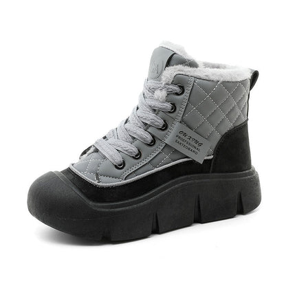 Damenschuhe Winterstiefel Warm Kuschelig Rutschfest