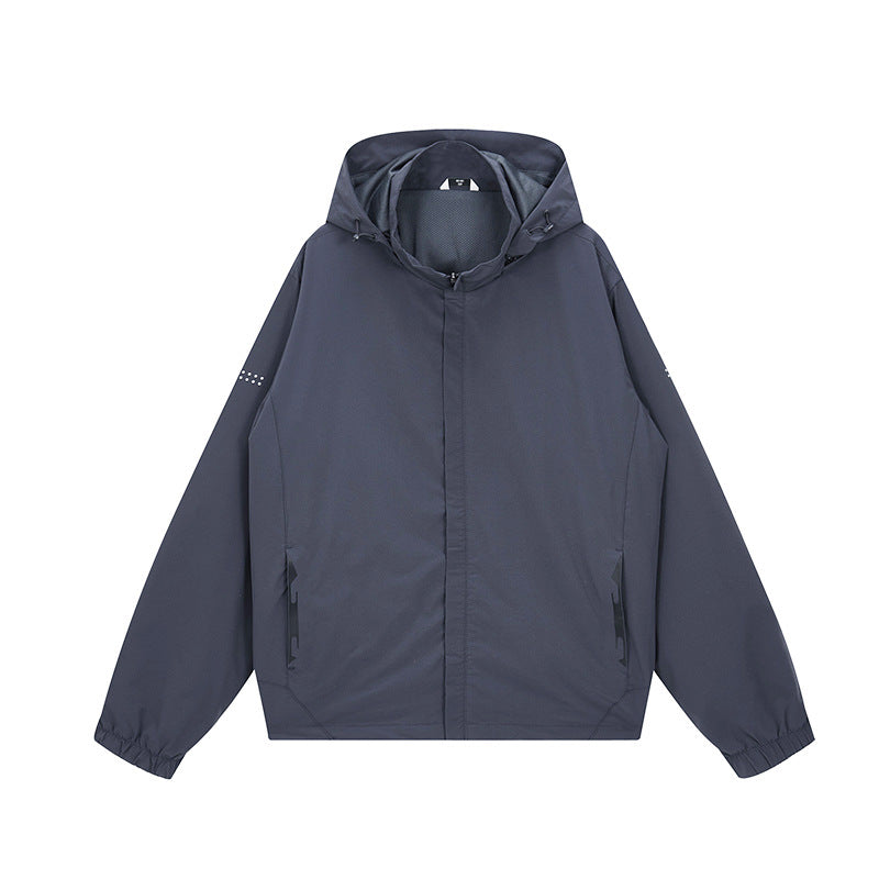 Herren Outdoor-Jacke Wasserdicht Verstellbare Kapuze