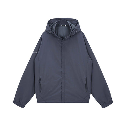 Herren Outdoor-Jacke Wasserdicht Verstellbare Kapuze