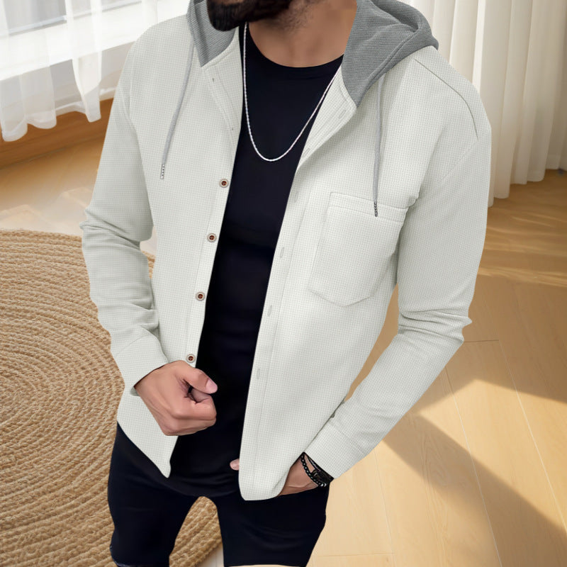 Herren Jacke mit Kapuze Modern Schnitt