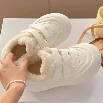 Damen Sneaker Warm Plüsch Innenfutter Komfort Schuhe