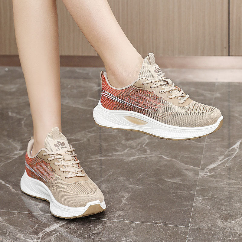 Damen Sneaker Atmungsaktiv Bequem Laufschuhe Flexibel