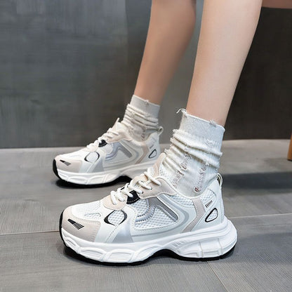 Damen Sport Sneaker Atmungsaktiv Stoßdämpfend Modern
