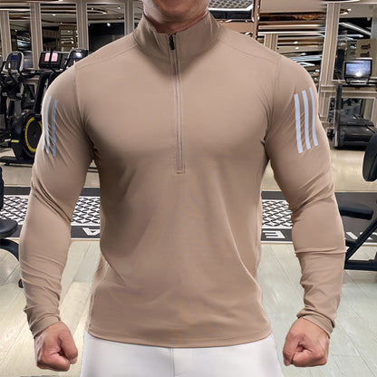 Herren Fitness-Oberteil Atmungsaktiv Kurzarm