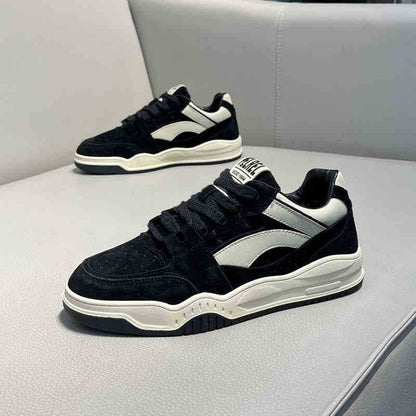 Damen Sneaker Sportlich Wildleder Sohle Dämpfend