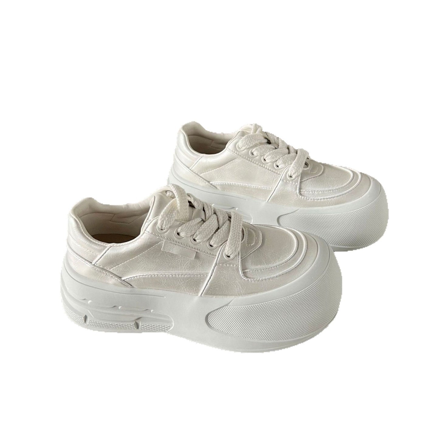 Damen Sneaker PlateauSchuhe Hoch mit Mesh Oberfläche