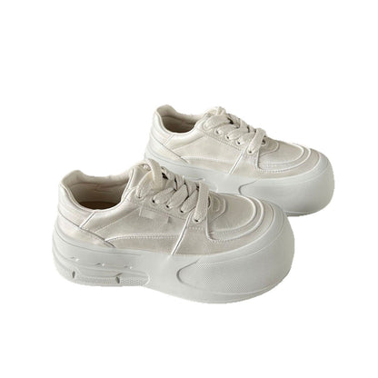Damen Sneaker PlateauSchuhe Hoch mit Mesh Oberfläche