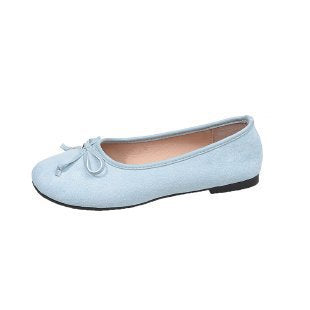 Damen Ballerinas Schleife Mode Schuhe Elegant