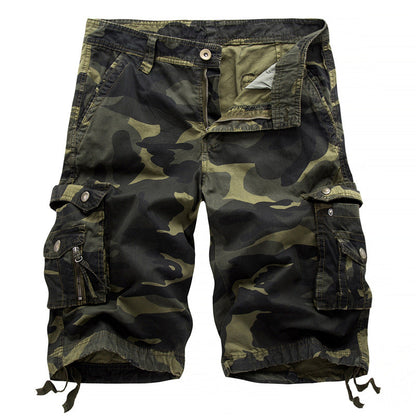 Herren Cargoshorts Camouflage Multifunktional