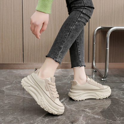 Damen Sneaker Chunky Bequem Stoßdämpfend Komfort Schuhe
