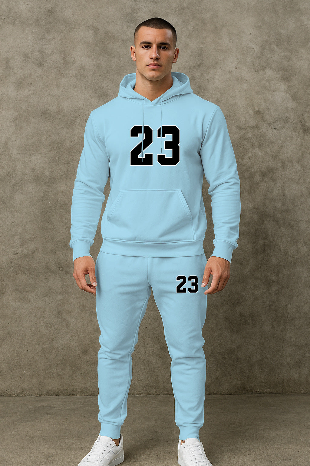Herren Sportanzug Modern mit Grafikdesign Großstadt Style