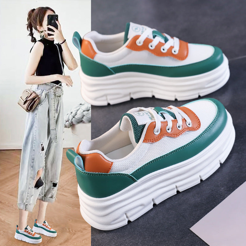 Damen Sneaker Hoch Plateau Komfortabel Modern - BerlinGlamour