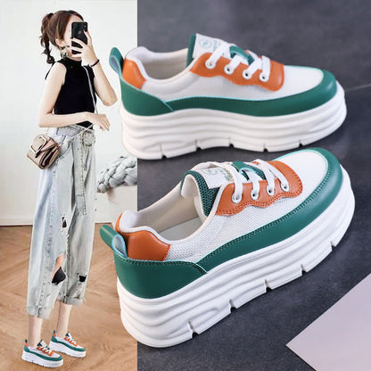 Damen Sneaker Hoch Plateau Komfortabel Modern - BerlinGlamour