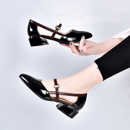 Damen Ballerinas Elegante Schnalle Modisch - BerlinGlamour