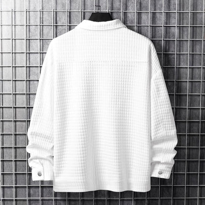 Herren Oversize Hemd Karo mit Taschen Großrahmen Style
