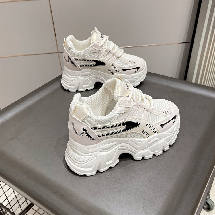 Damen SneakerChunky Sportlich Rutschfest Atmungsaktiv