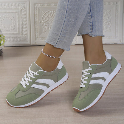 Damen Sneaker Retro-Style atmungsaktiv Sportlich