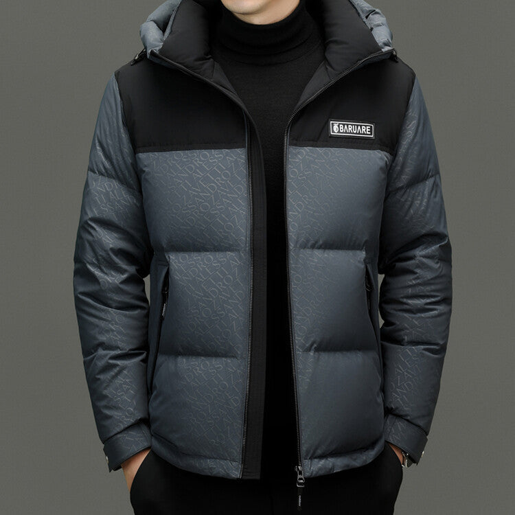 Herren Steppjacke Modern Schwarz Berlin Style