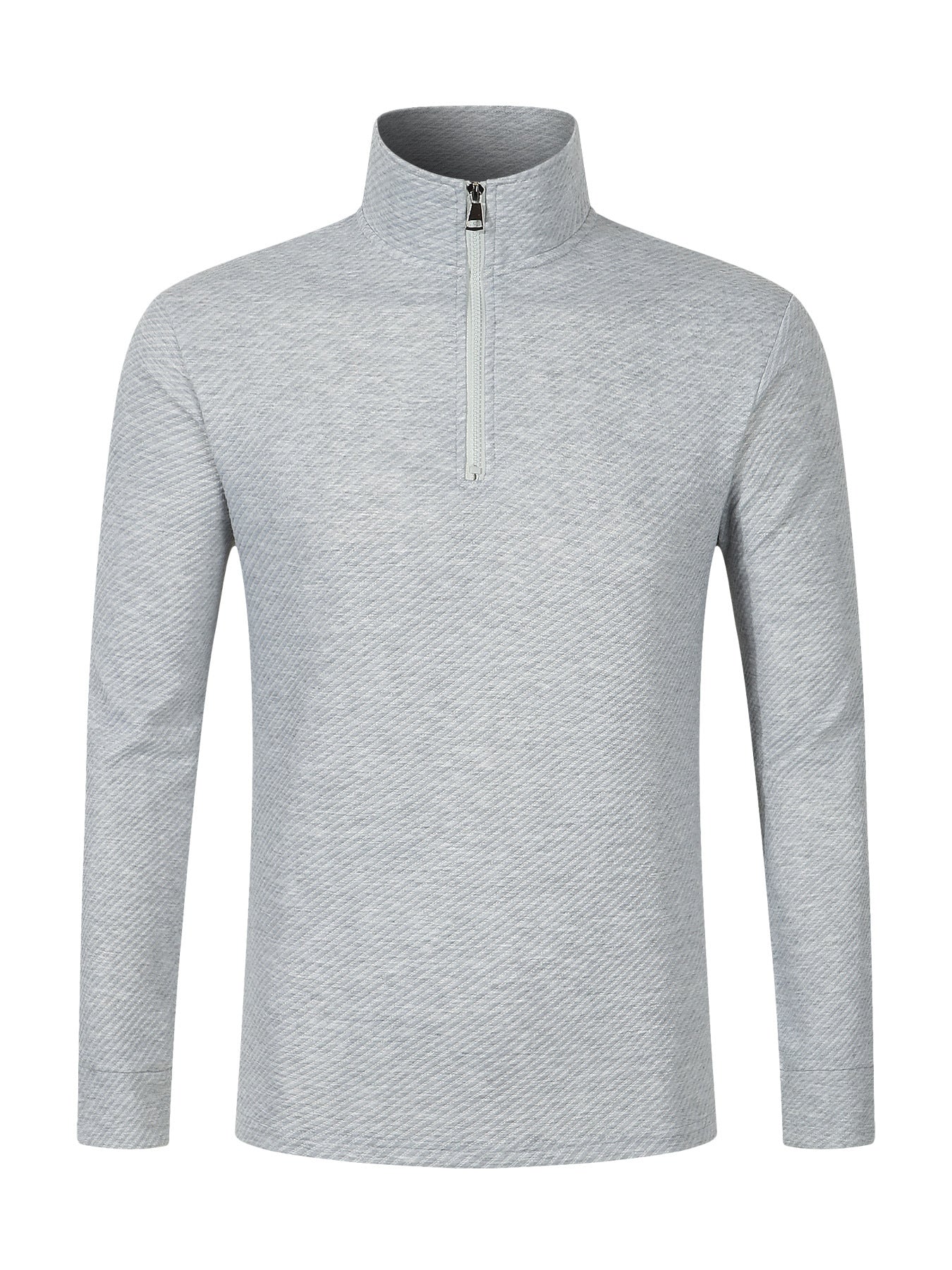 Herren Sportpullover Stehkragen Funktionsshirt Modern