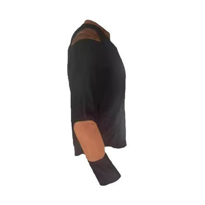 Herren Langarm-Shirt mit Struktur-Gewebe und Kontrast-Details