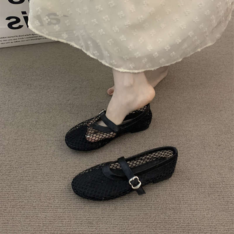 Damen Sandalen Luftig Mesh Komfortabel Mit Verstellbarem Riemen