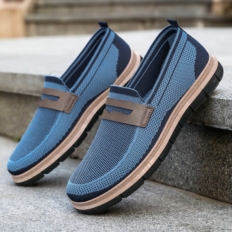 Damen Sport Schuhe Slip-On Elastisch Bequem