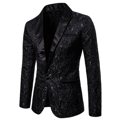 Herren Blazer Smoking Anzug Modern Floral Elegant