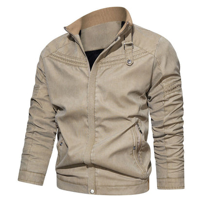 Herren Übergangsjacke Robust mit Steppung und Reißverschlusstaschen