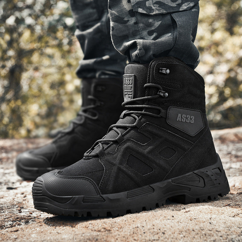 Herren Tactical Stiefel Strapazierfähig Rutschfest