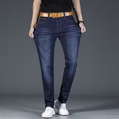 Herren Jeans Slim Fit Elastisch Mit Modernen Akzenten