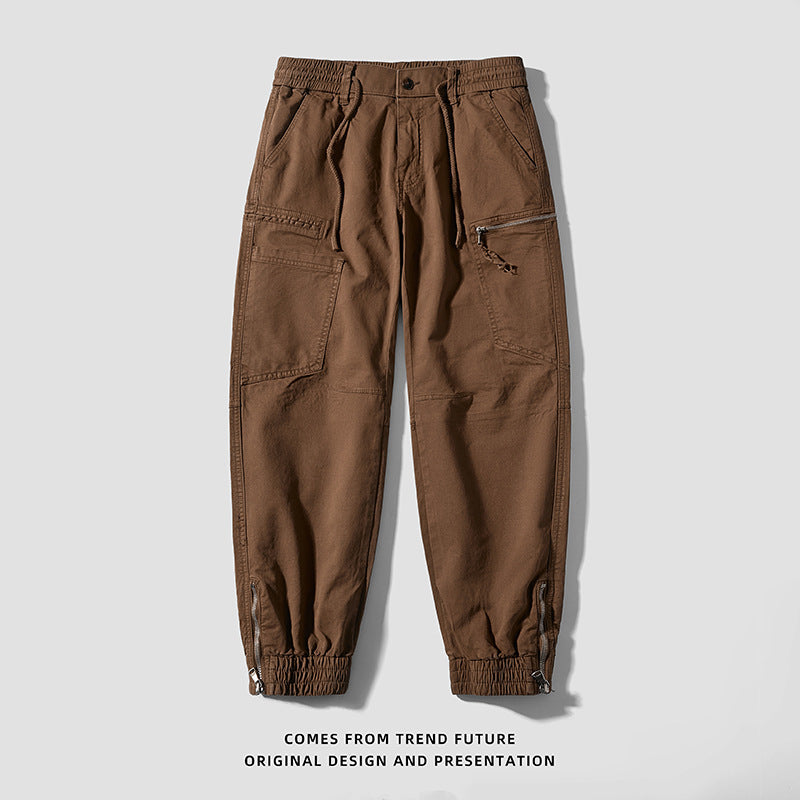 Herren Cargo-Hose Multifunktionshose Elastisch Vieltaschig