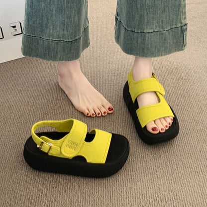 Damen Sandalen Bequem Verstellbar Gepolstert Sommer