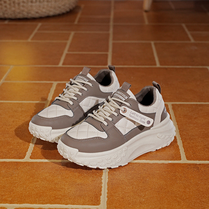 Damen Sneaker Chunky Weite Passform Modern