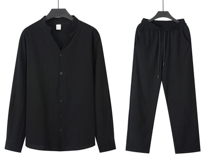 Herren Schlafanzug Set Bequem Stylisch 2-teilig
