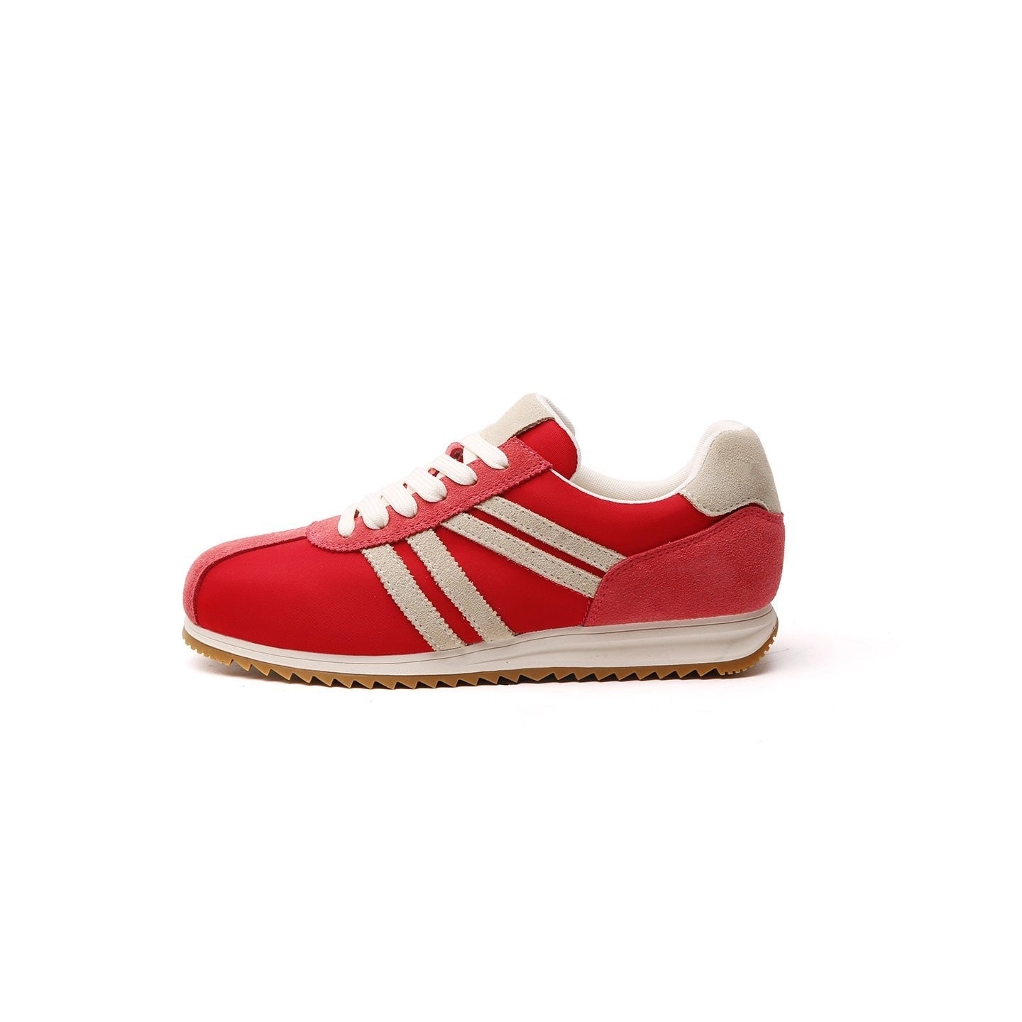 Damen Sneaker Retro Laufschuhe Wildleder Optik Frauen Schuhe