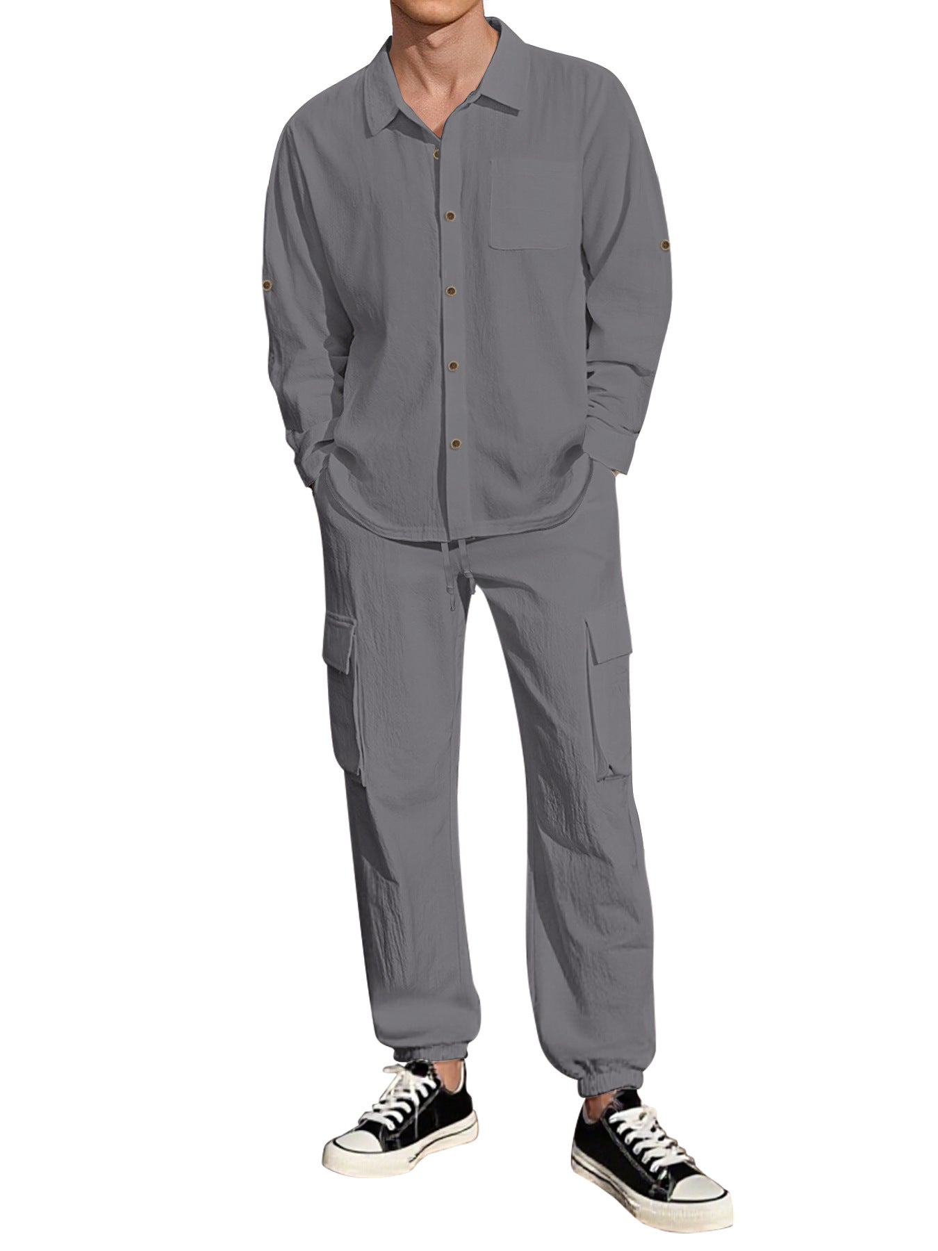 Herren Outfit-Set Modern Lässig Berlin Style