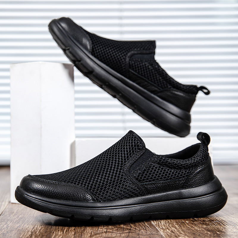 Damen Sneaker Slip-On Atmungsaktiv Mit Rutschfester Sohle