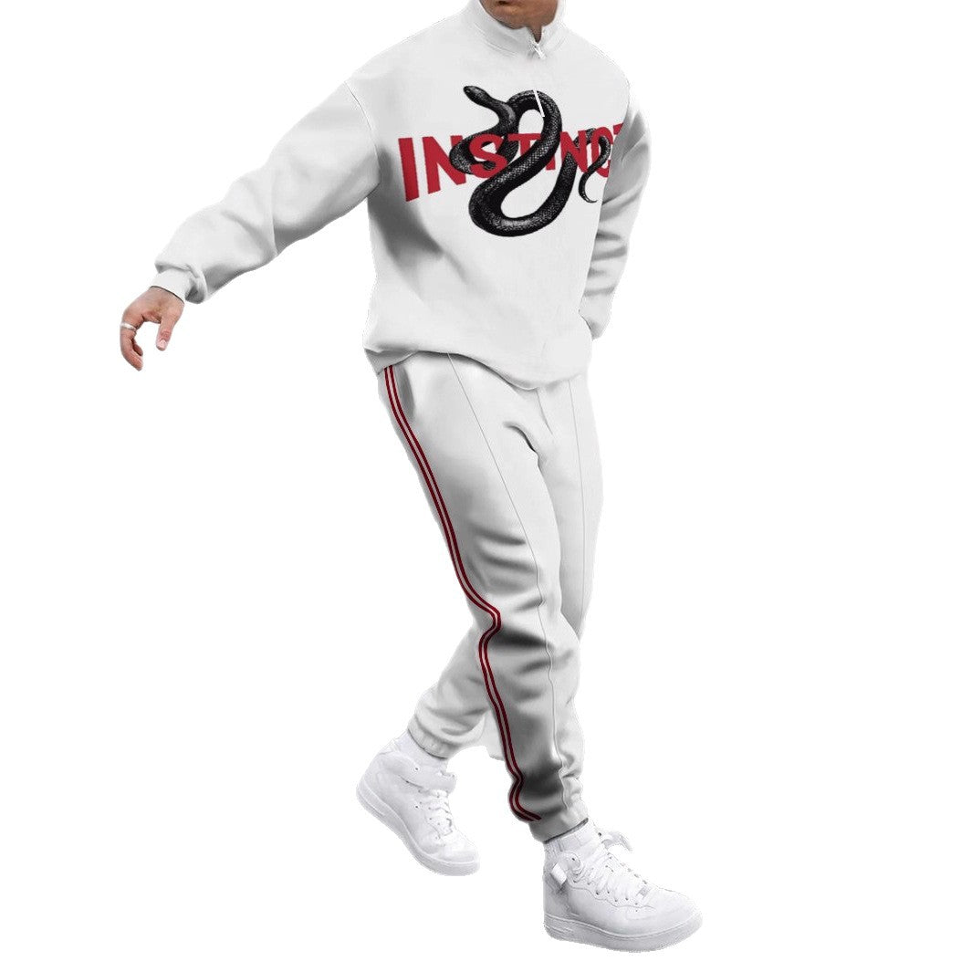 Herren Sweatshirt Sportlich Modern mit Zipper