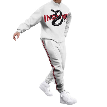 Herren Sweatshirt Sportlich Modern mit Zipper
