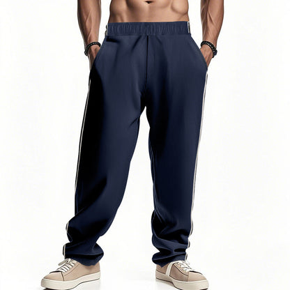 Herren Sport hose Elastisch Mit Streifen Comfort