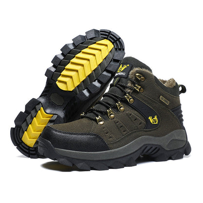 Wanderschuhe Herren Warm isoliert Trekkingstiefel