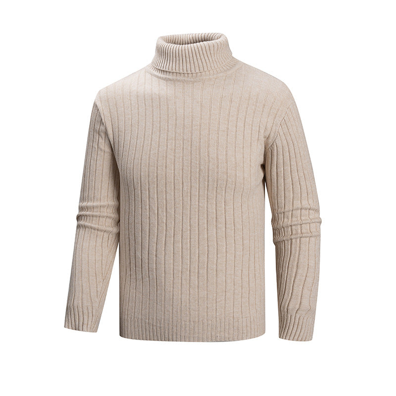 Herren Pullover Eleganter Hohler Kragen Struktur