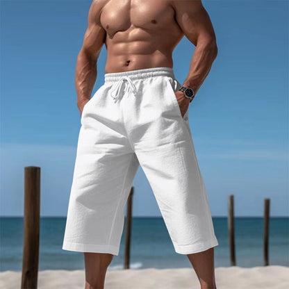 Herren Sommer-Shorts Bequem Elastisch Mit Taschen