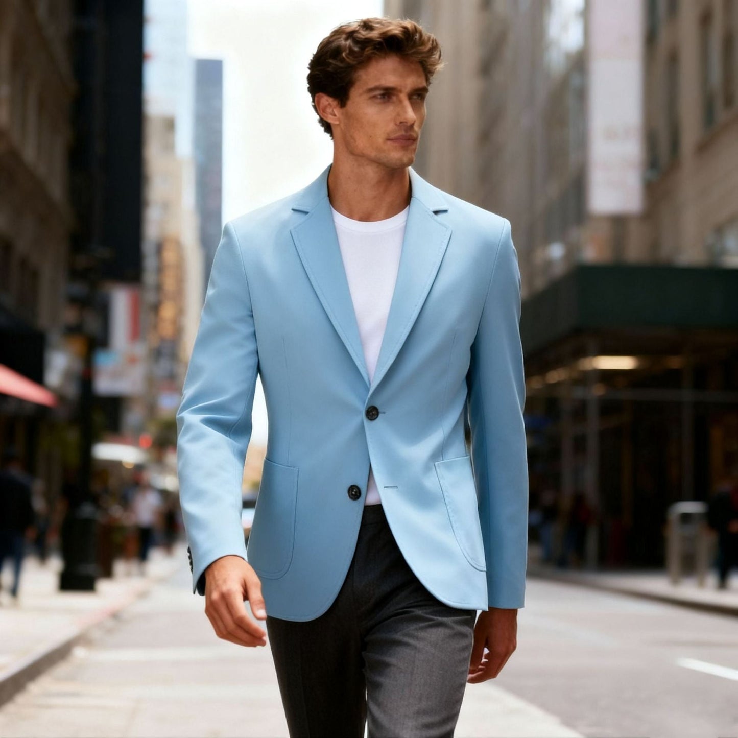 Herren Blazer Modern Regular Fit 2-Knopf-Modell
