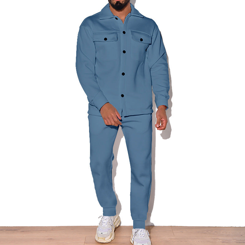 Herren Jogginganzug Sportlich Bequem Mit Taschen