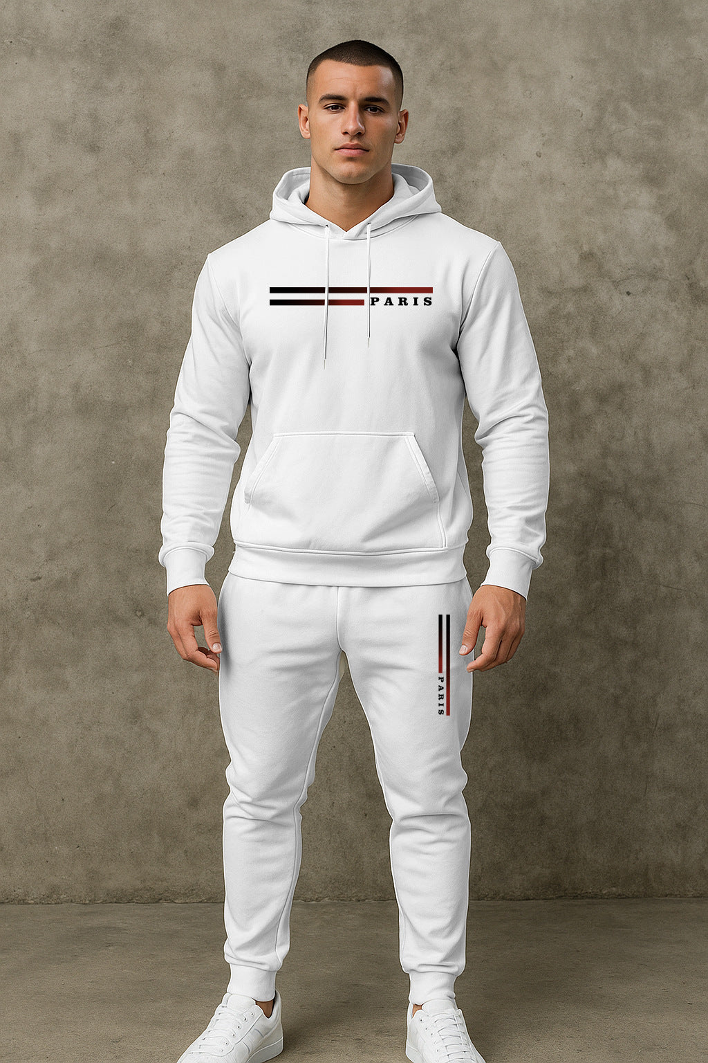 Herren Sportanzug Jogginganzug Mit Taschen Funktionell Modern